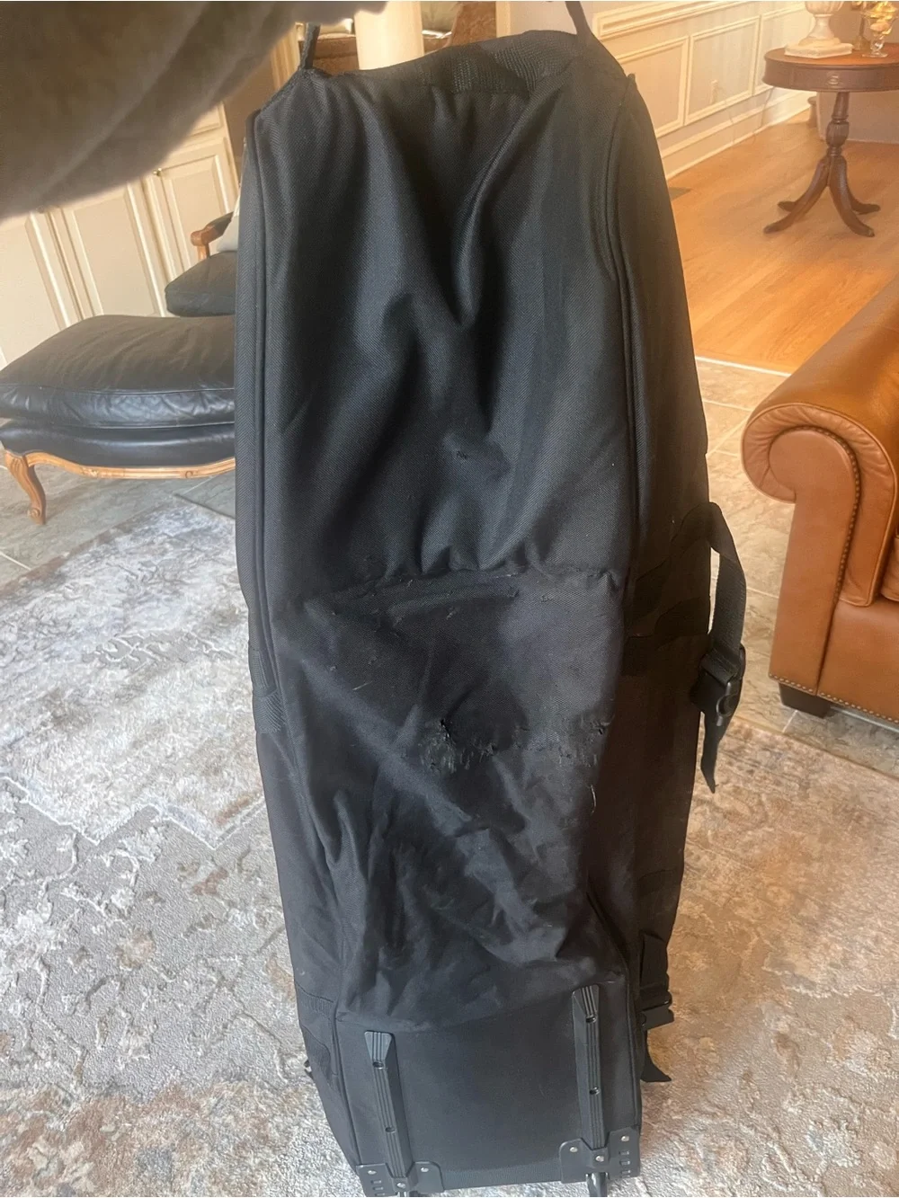 Himal Soft Sided Golf Travel Bag Heavy Duty 600D Polyester with Wheels